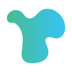 Liquid Fluid Gradient random organic shapes