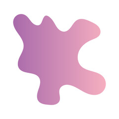 Liquid Fluid Gradient random organic shapes