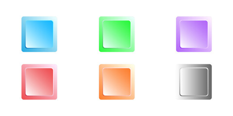 Buttons. Illustration.