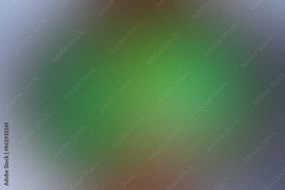 Poster image with a textured background showcasing a seamless gradient shift from blue to green and brown