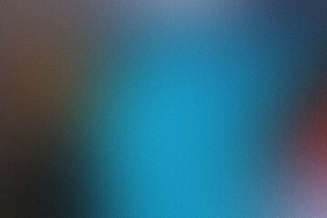 Abstract design featuring a grainy blue gradient background with a subtle texture