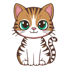 cat vector color image illustration design