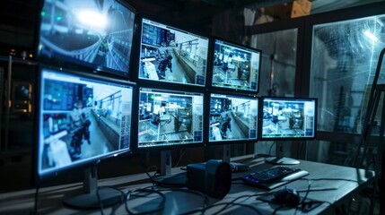 security camera screen room