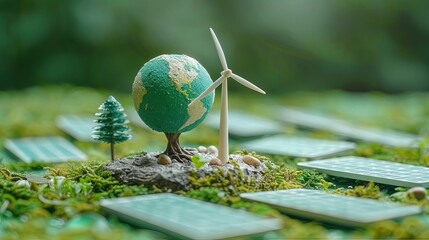 Sustainable Future: Vision of Eco-Friendly Innovations on World Environment Day, Embracing Solar and Wind Power for a Greener Tomorrow