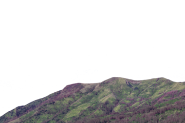transparent PNG image of the isolated Mount Bromo, capturing its majestic beauty. Ideal for digital projects, graphic design, and presentations.