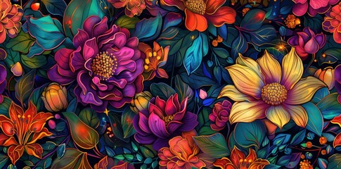 Beauty of flowers and botanicals, offering intricate patterns and vibrant colors inspired by nature's bounty