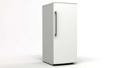 Refrigerator isolated on white background.