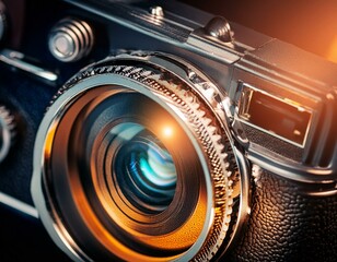 幻想的なクラシックカメラ