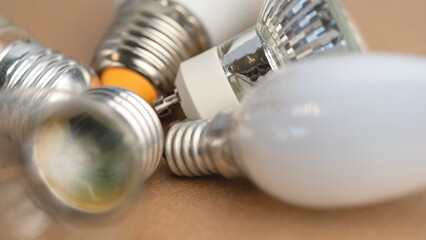 Lamp recycling. Energy-saving light bulbs. LED lamps. Eco-friendly. Energy efficiency. Energy-efficient lamps. Reduce electricity use and help protect the environment.