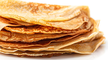 Homemade Crepes stack food photo