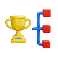 ranking factor 3d render icon