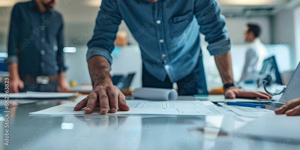 Poster mechanical engineer coordinating interdisciplinary teams for design manufacturing and testing proces