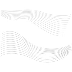 Wavy, waving, billowy and undulating lines. Curvy, squiggle parallel stripes.