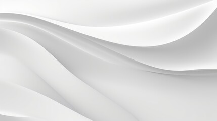 Fototapeta premium Abstract white wavy background texture