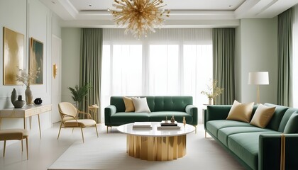 Photo interior modern design room 3d illustration