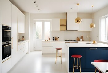 Photo interior modern design room 3d illustration