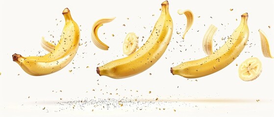 Flying Bananas and Banana Peels