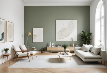 Photo interior modern design room 3d illustration