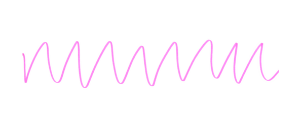 Pink pencil strip line stroke, line brush stroke in style on white background. abstract background.