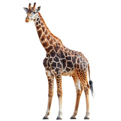 Obraz premium giraffe isolated on white