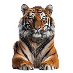 Obraz premium tiger on white