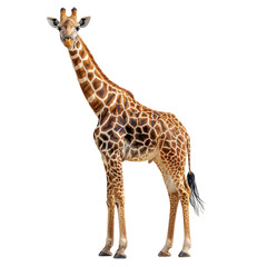 Obraz premium giraffe isolated on white