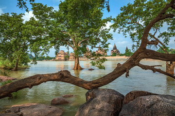 Royal Chhatris or Cenotaphs are the historical monuments situated on the banks of River Betwa in Orchha, Madhya Pradesh, India.