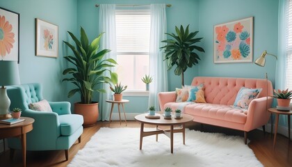 Photo interior modern design room 3d illustration