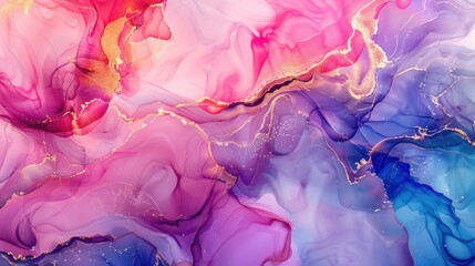 Alcohol ink. Style incorporates the swirls of marble or the ripples of agate. Abstract painting, can be used as a trendy background for wallpapers, posters, cards, invitations, websites. 