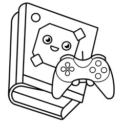 Gaming Coloring Pages For Kids Book
