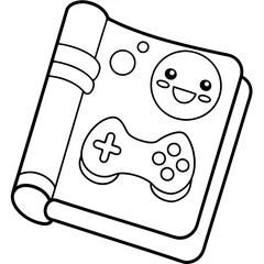 Gaming Coloring Pages For Kids Book