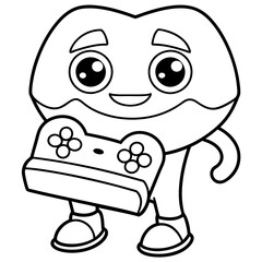 Gaming Coloring Pages For Kids Book