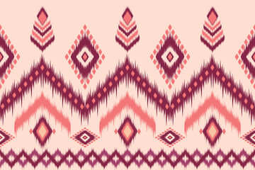 High-quality, seamless Ikat vector pattern featuring intricate damask motifs.
 Perfect for backgrounds, textiles, wallpapers, and more.