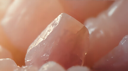 Fototapeta premium a close up of a crystal on a pile of rocks