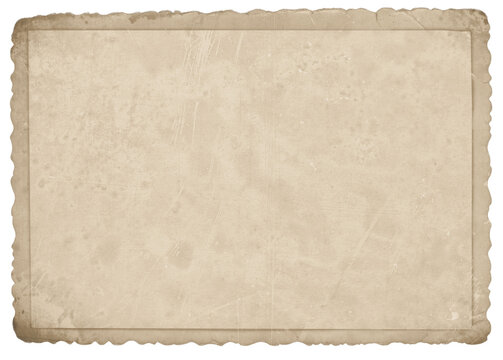  Vintage photo paper with dust, scatches,  and splatters and wet plate technique on transparent background (png image). Useful for design, vintage effects, and backgrounds.