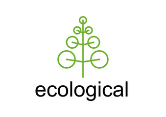 green eco tree logo type ecological,faem,farmer,clean energy,solar energy,enviromental