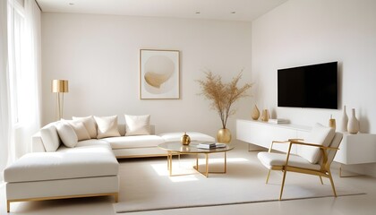 Photo interior modern design room 3d illustration