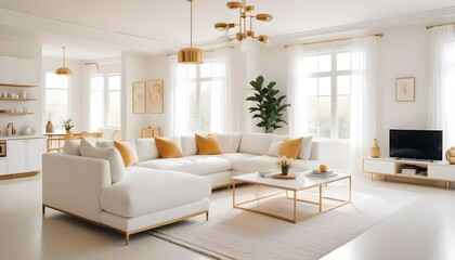 Photo interior modern design room 3d illustration
