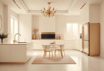 Photo interior modern design room 3d illustration