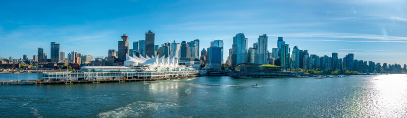 Skyline of Vancouver, British Columbia, Canada