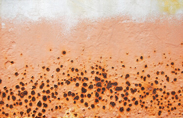 Painted vintage rusted wall texture or background