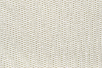 White cotton boucle fabric texture as background
