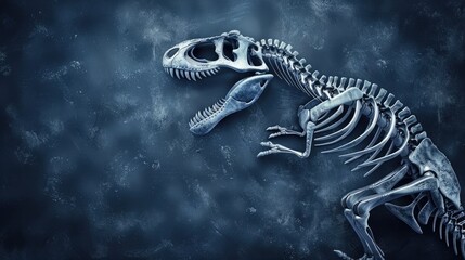 A Prehistoric Shadow Cast in Blue