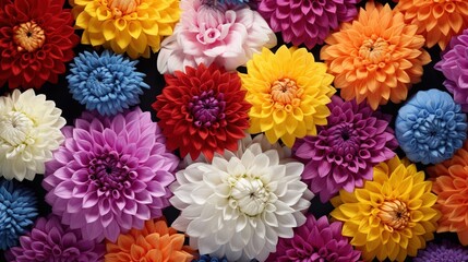 colorful flowers background