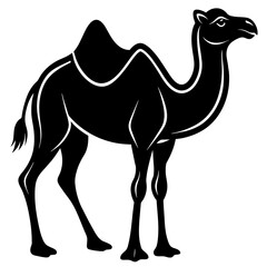 Camel silhouette vector illustration