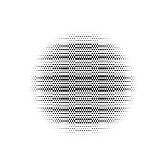 Abstract Black dotted halftone, Blob Shape Halftone, 