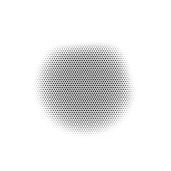 Abstract Black dotted halftone, Blob Shape Halftone, 