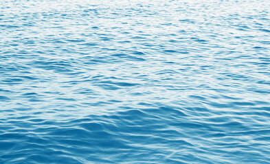 Blue sea water background