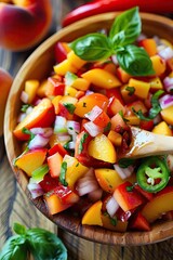 Delicious Colorful Fresh Fruit Salad Design