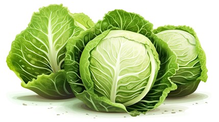 Obraz premium Cabbage clipart